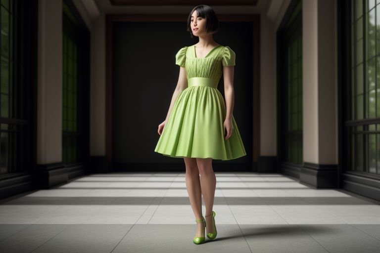 Chartreuse Dress