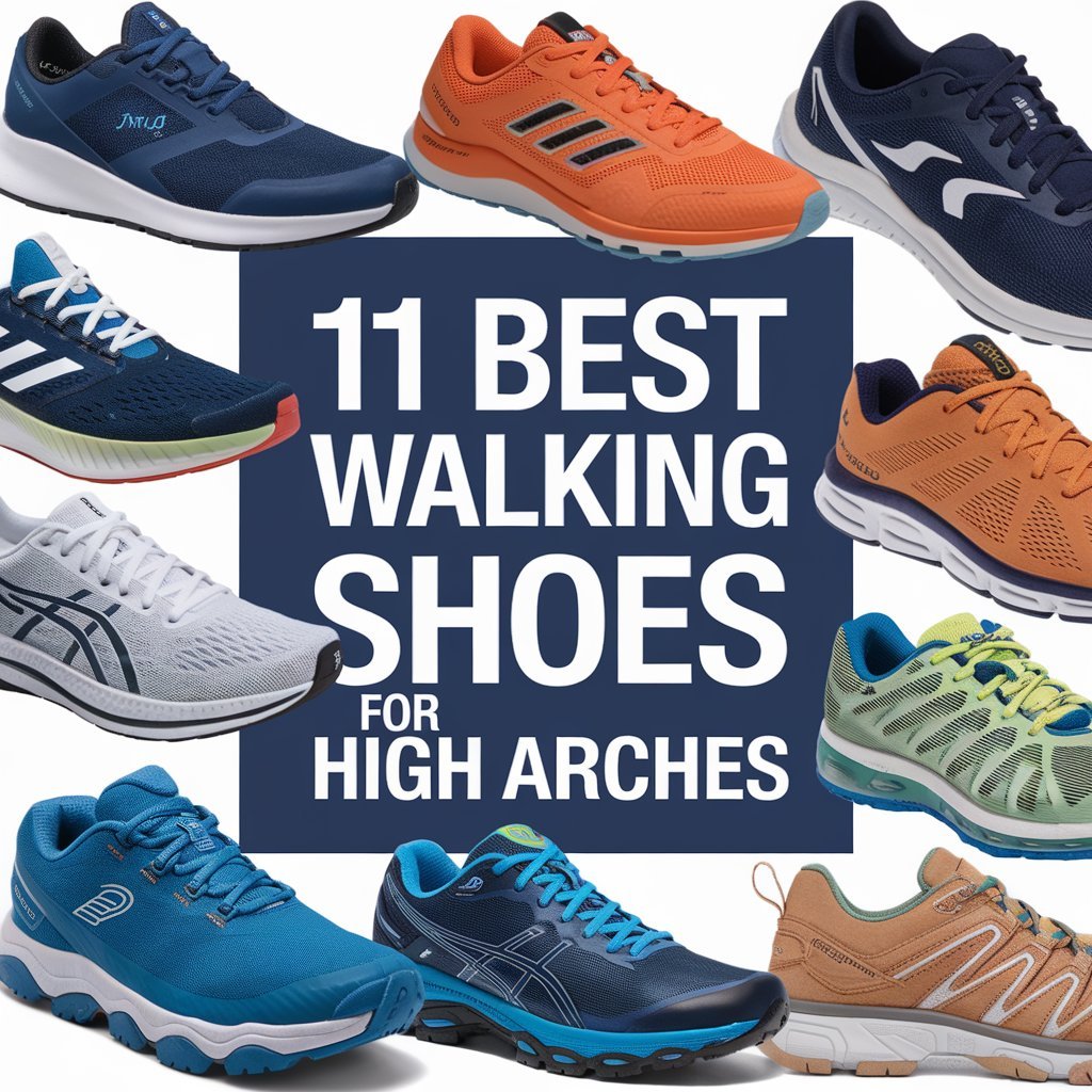 11 Best Walking Shoes for High Arches: Support and Comfort